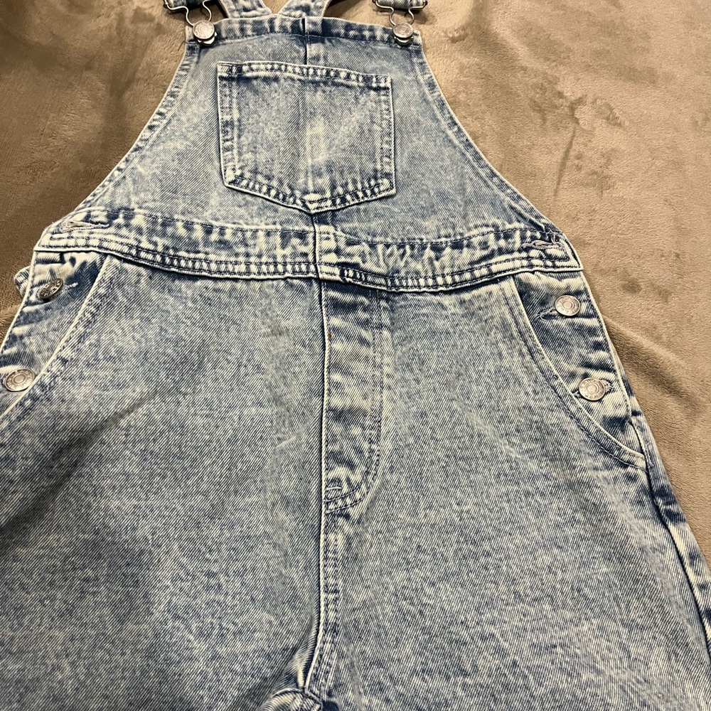 Light Blue Denim Overalls
